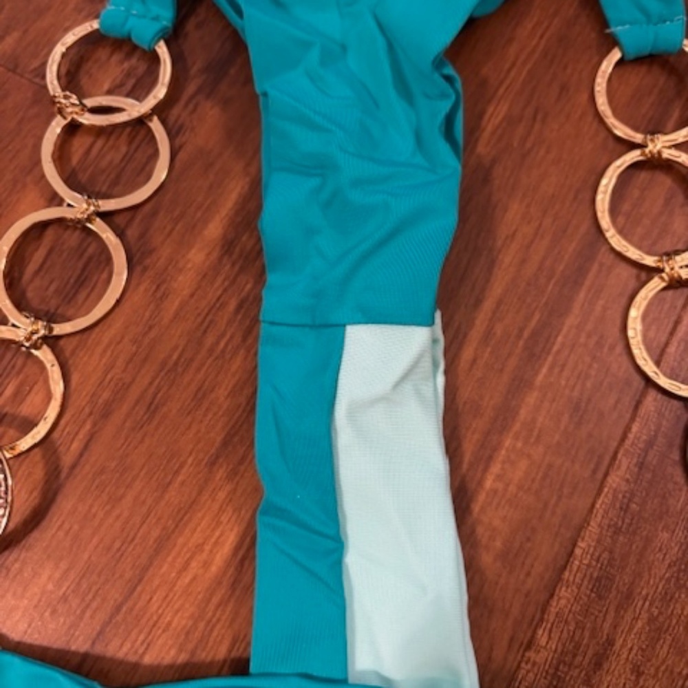 Two-Tone Ring Detail Bikini Set - Picture 15 of 15
